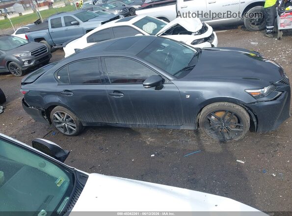 JTHCZ1BL7HA005233 2017 LEXUS GS 350 Gray Rear interior view