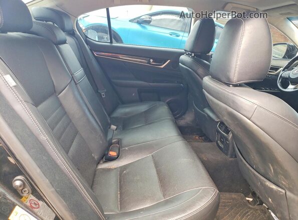 JTHCZ1BL8HA006147 2017 LEXUS GS Black Հետևի նստատեղերի տեսք