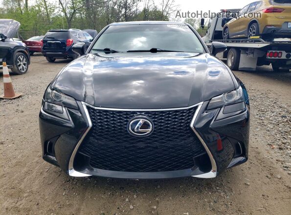 JTHCZ1BL8HA006147 2017 LEXUS GS Black Դիմացի տեսք
