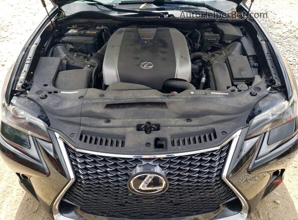 JTHCZ1BL8HA006147 2017 LEXUS GS Black Սալոնի հետևի տեսք