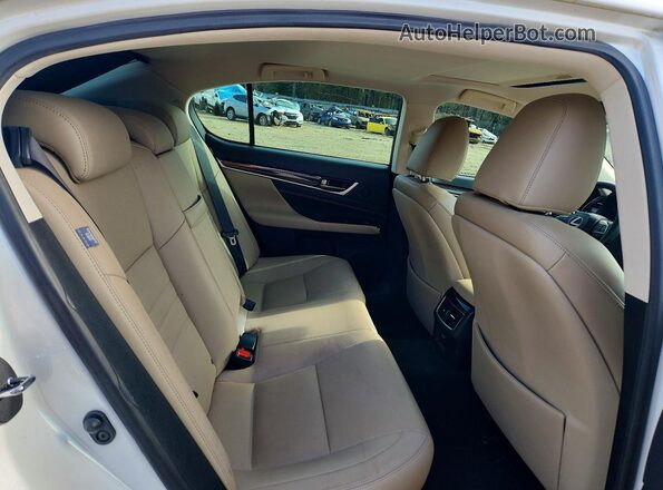 JTHCZ1BLXKA011969 2019 LEXUS GS White Vista de los asientos traseros