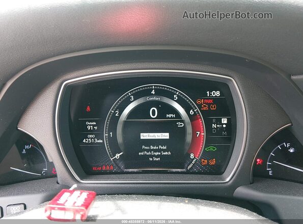 JTHD51FF0M5014010 2021 LEXUS LS 500 White Vista de los asientos traseros