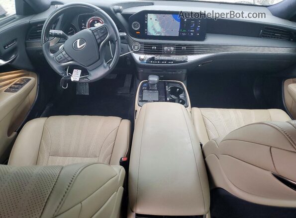 JTHD51FF9N5015853 2022 LEXUS LS Gray Widok deski rozdzielczej