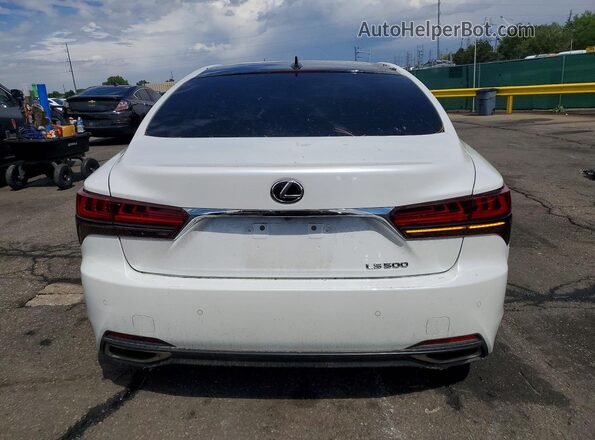 JTHD51FF9N5016386 2022 LEXUS LS White Հետևի տեսք