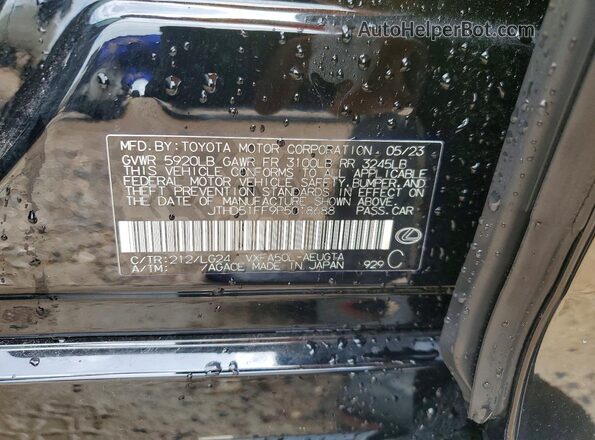 JTHD51FF9P5018688 2023 LEXUS LS Black Vista del compartimento del motor