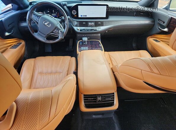 JTHD51GF8R5012270 2024 LEXUS LS Black Առջևի վահանակի տեսք