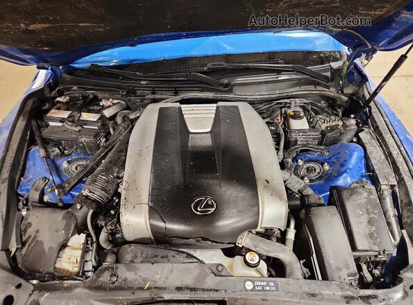 JTHD81F29N5050221 2022 LEXUS IS Синий Вид задней части салона