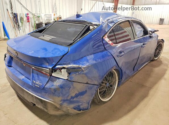 JTHD81F29N5050221 2022 LEXUS IS Синий Задняя правая четверть
