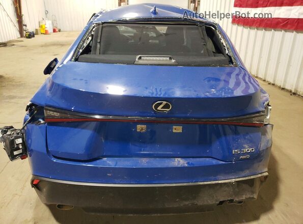 JTHD81F29N5050221 2022 LEXUS IS Синий Вид сзади