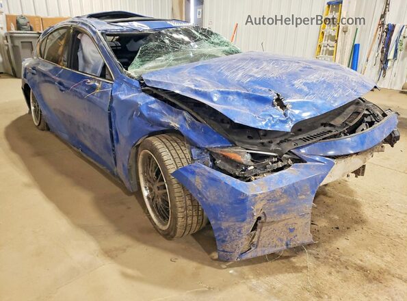 JTHD81F29N5050221 2022 LEXUS IS Синий Передняя правая четверть