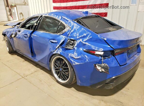 JTHD81F29N5050221 2022 LEXUS IS Синий Задняя левая четверть