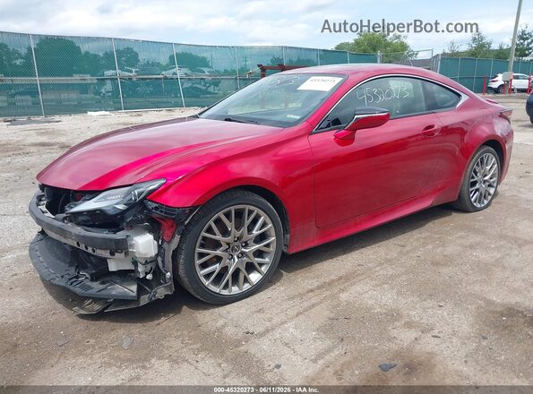 JTHD85EC1M5006262 2021 LEXUS RC 300 Red Przód lewy