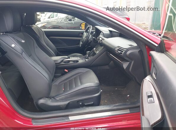 JTHD85EC1M5006262 2021 LEXUS RC 300 Red Widok wnętrza z przodu