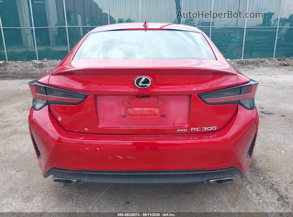 JTHD85EC1M5006262 2021 LEXUS RC 300 Red 