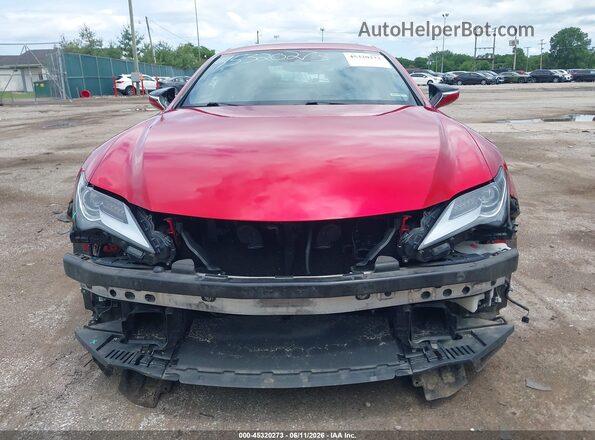 JTHD85EC1M5006262 2021 LEXUS RC 300 Red Widok wnętrza z tyłu