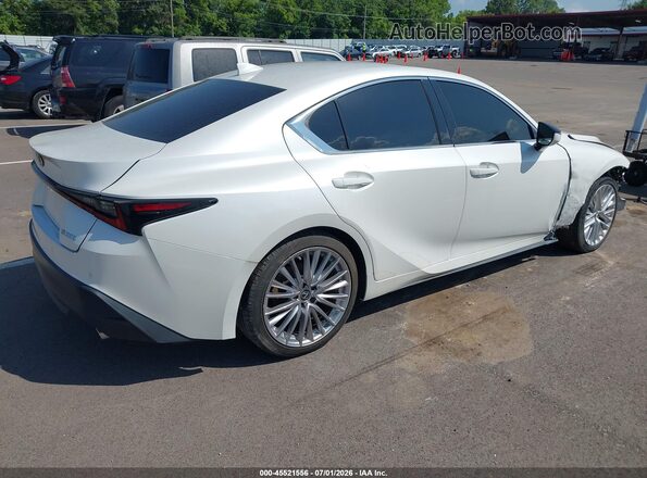 JTHDA1D20N5120759 2022 LEXUS IS 300 White Հետևի աջ