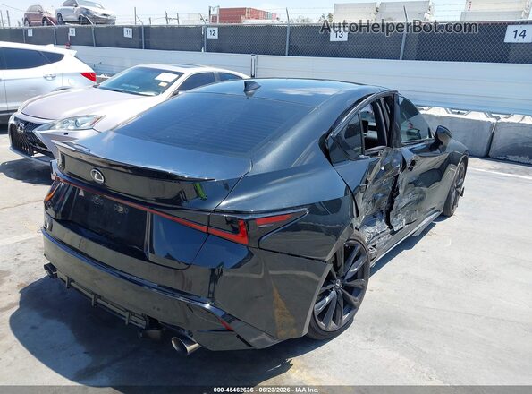 JTHDA1D24N5121848 2022 LEXUS IS 300 Black Задня права чверть