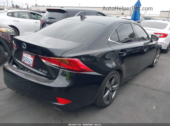 JTHDA1D25L5107034 2020 LEXUS IS 300 Black Tył prawy