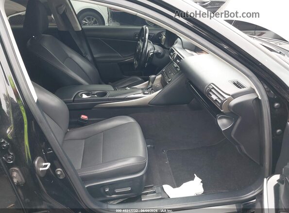 JTHDA1D25L5107034 2020 LEXUS IS 300 Black Widok wnętrza z przodu