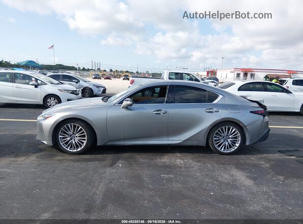 JTHDA1D25P5128360 2023 LEXUS IS 300 Gray 360 interior view