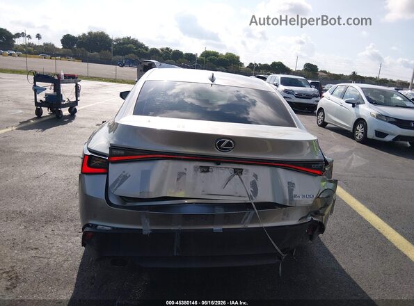 JTHDA1D25P5128360 2023 LEXUS IS 300 Gray 