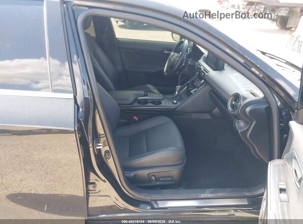 JTHDA1D25R5129155 2024 LEXUS IS 300 Черный Вид салона спереди