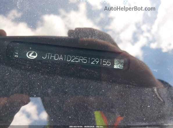 JTHDA1D25R5129155 2024 LEXUS IS 300 Черный 