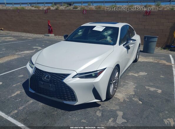 JTHDA1D27N5120936 2022 LEXUS IS 300 Белый Передняя левая четверть