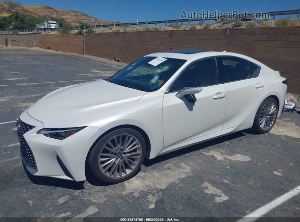 JTHDA1D27N5120936 2022 LEXUS IS 300 Белый Панорамный вид салона 360°