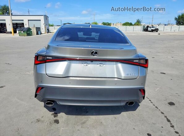 JTHDA1D28N5118645 2022 LEXUS IS Silver Вид ззаду