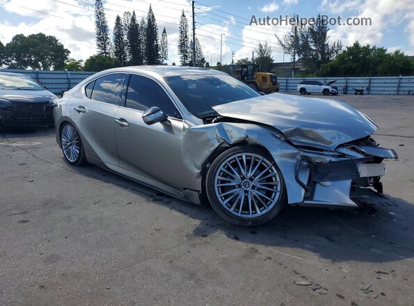JTHDA1D28N5118645 2022 LEXUS IS Silver Передня права чверть