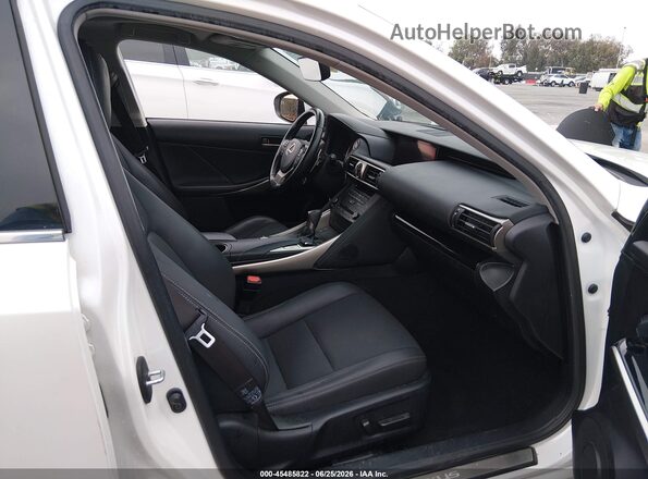 JTHDA1D2XL5108583 2020 LEXUS IS 300 White წინა სალონის ხედი