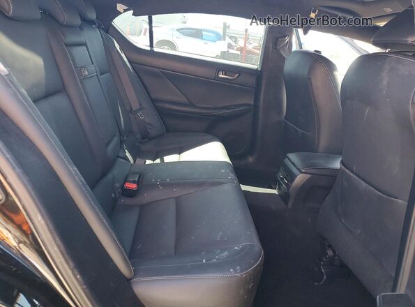 JTHDA1D2XN5118047 2022 LEXUS IS Black Vista de los asientos traseros
