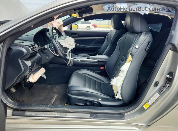 JTHDZ5BC4L5021810 2020 LEXUS RC Silver Widok wnętrza z przodu