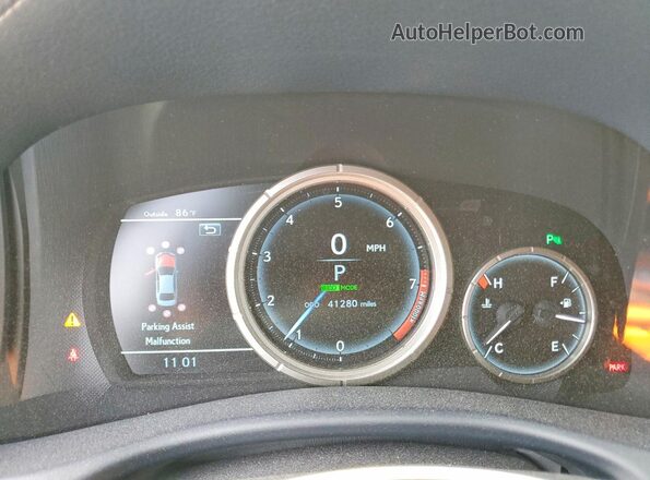 JTHEZ1CL3LA012700 2020 LEXUS GS Черный Вид щитка приборов