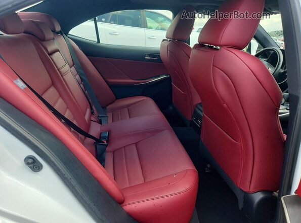 JTHG81F25L5040845 2020 LEXUS IS White Rear seats view