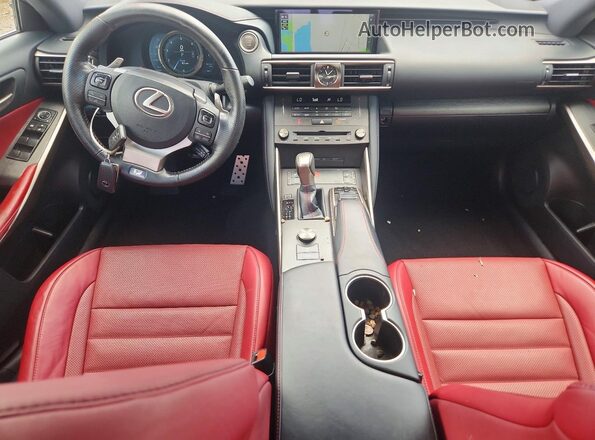 JTHG81F25L5040845 2020 LEXUS IS White Dashboard view