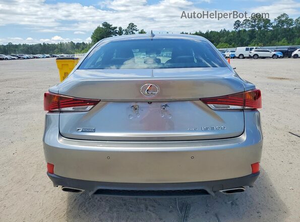 JTHG81F27L5042709 2020 LEXUS IS Silver Вид ззаду