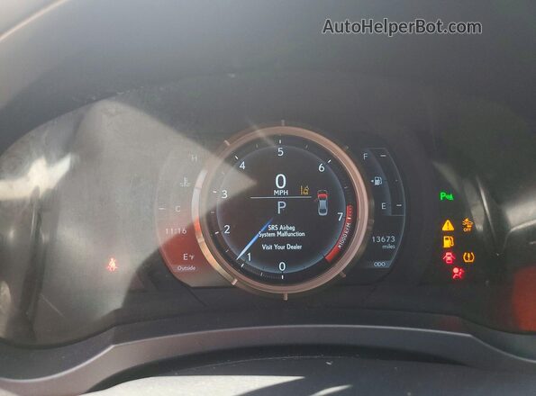 JTHG81F27L5042709 2020 LEXUS IS Silver Вид щитка приладів