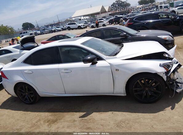 JTHGA1D23L5102427 2020 LEXUS IS 300 White Rear interior view
