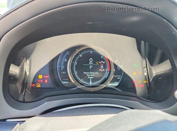 JTHGA1D27L5108506 2020 LEXUS IS Черный Вид щитка приборов