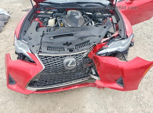 JTHGA5BC8L5010751 2020 LEXUS RC Red Widok wnętrza z tyłu