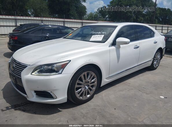 JTHGL5EF2H5057717 2017 LEXUS LS 460 White Przód lewy