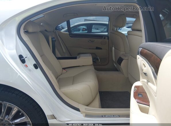 JTHGL5EF2H5057717 2017 LEXUS LS 460 White Widok naklejki z numerem VIN
