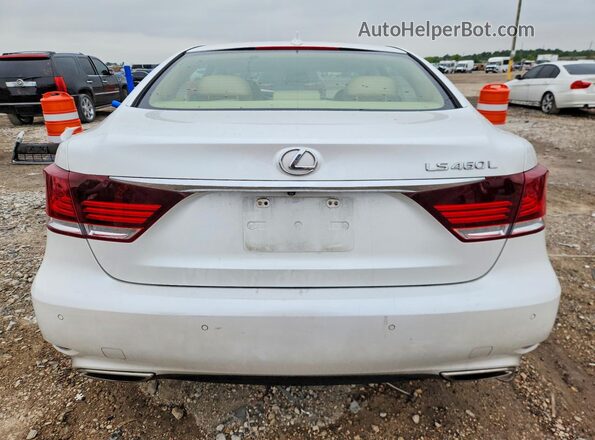 JTHGL5EF8H5057950 2017 LEXUS LS White Вид ззаду