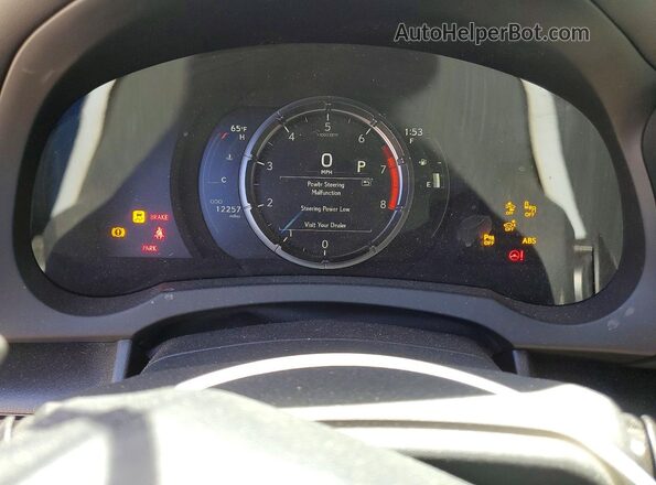 JTHGZ1B20S5086519 2025 LEXUS IS Black Instrument cluster view