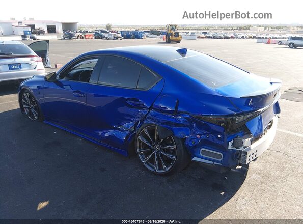 JTHGZ1B21N5054196 2022 LEXUS IS 350 Blue Задня ліва чверть