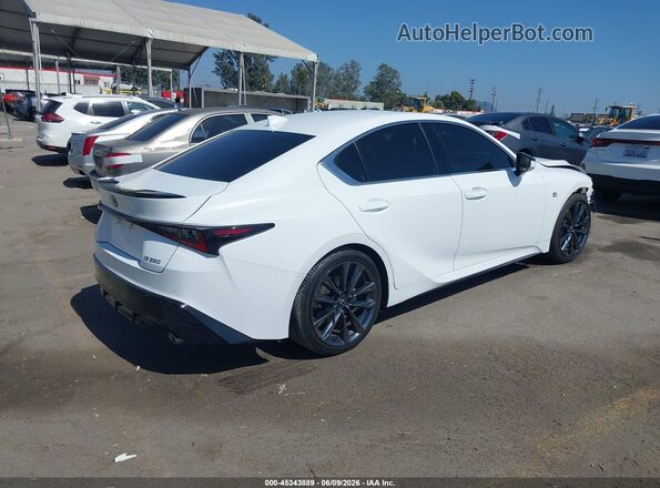JTHGZ1B21P5063063 2023 LEXUS IS 350 Белый Задняя правая четверть