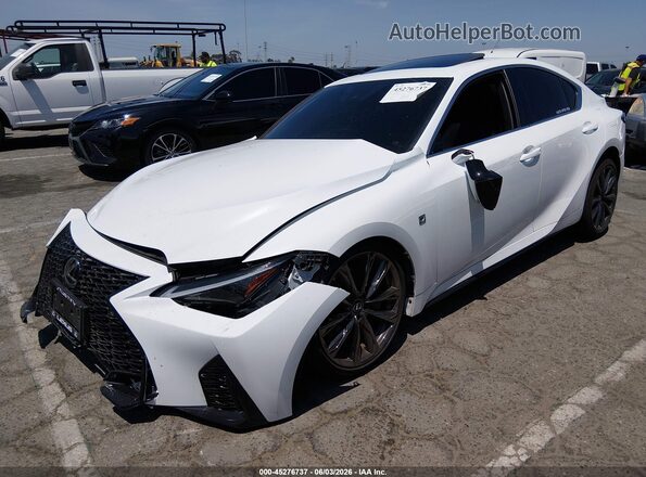 JTHGZ1B21R5079749 2024 LEXUS IS 350 White Передня ліва чверть