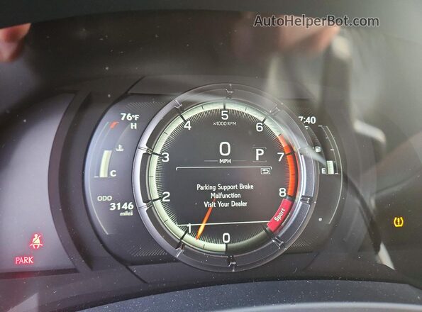 JTHGZ1B21S5091325 2025 LEXUS IS Gray Vista del cuadro de instrumentos